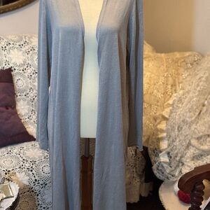 Eileen Fisher Light Gray (Geyser) Women's Cardigan/Duster